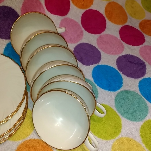 NWOB Lenox Laurent (6 matching sets saucer/mug - Picture 8 of 12